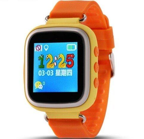 Ceas Smartwatch cu GPS Copii iUni Kid90, Telefon incorporat, Buton SOS, Bluetooth, LCD 1.44 Inch, Or