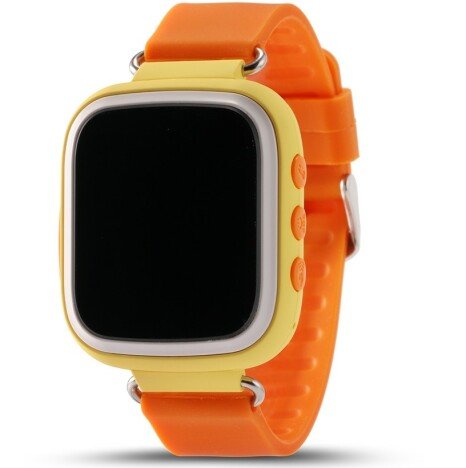 Ceas Smartwatch cu GPS Copii iUni Kid90, Telefon incorporat, Buton SOS, Bluetooth, LCD 1.44 Inch, Or