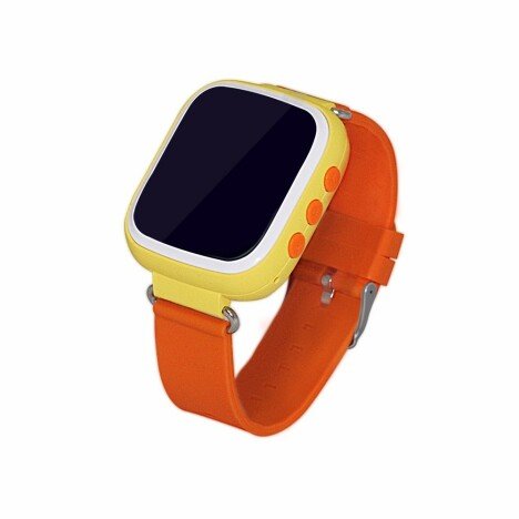 Ceas Smartwatch cu GPS Copii iUni Kid90, Telefon incorporat, Buton SOS, Bluetooth, LCD 1.44 Inch, Or