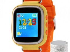 Ceas Smartwatch cu GPS Copii iUni Kid90, Telefon incorporat, Buton SOS, Bluetooth, LCD 1.44 Inch, Or